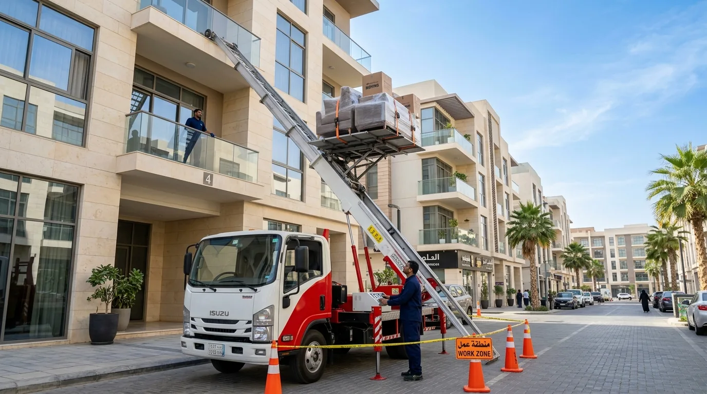 ونش رفع الأثاث الهيدروليكي